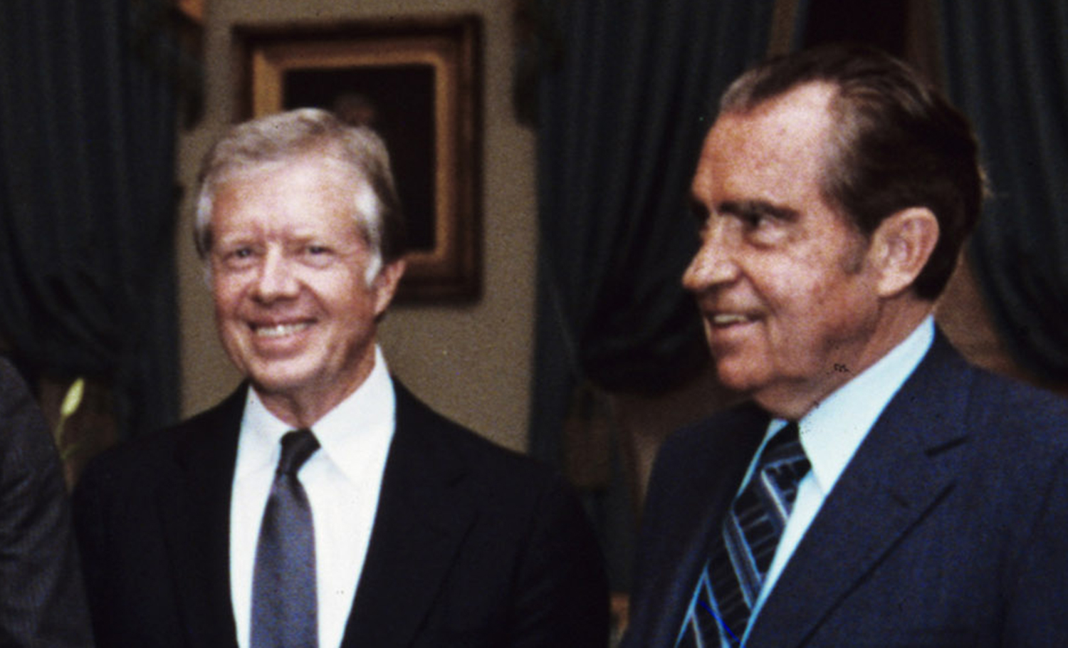 Carter and Nixon were more popular than either Clinton or Trump
