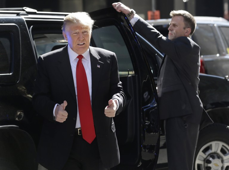Donald Trump campaigned aggressively in New York in the two weeks leading up to the state's nominating contests and sought to win the hearts of voters by reminding them of the culture and qualities that make the Empire State unique. (AP Photo/Seth Wenig)