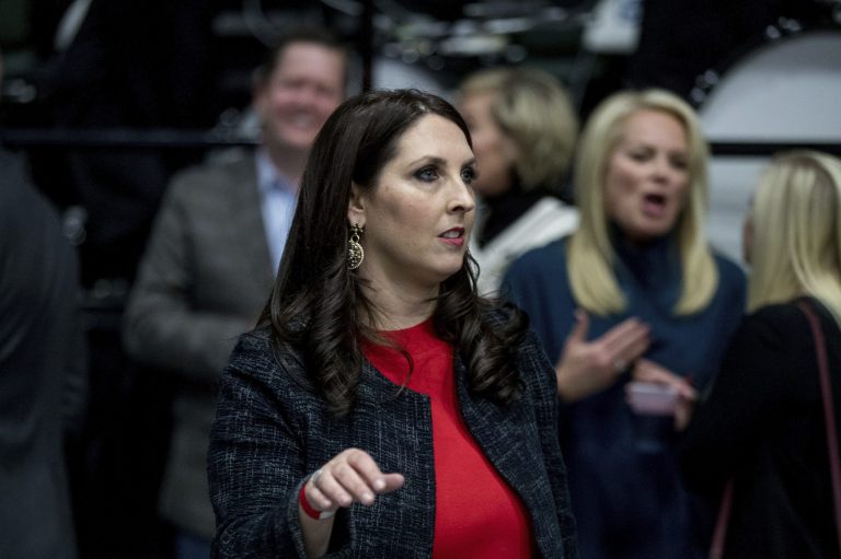 The Republican Party has issued talking points on both Steve Bannon's exit from the White House and the fallout surrounding the violence in Charlottesville last weekend. (AP Photo/Andrew Harnik)