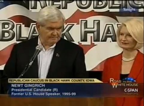 Newt yesterday: Negative campaigns ‘totally wrong’