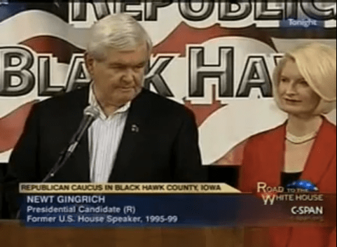 Newt yesterday: Negative campaigns ‘totally wrong’
