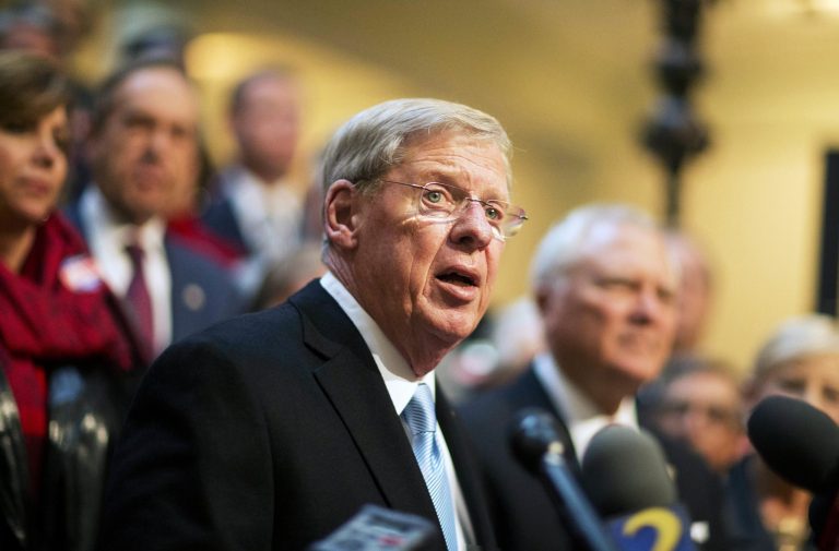 Sen. Johnny Isakson, R-Ga., said the micro-union rule allowing divisions within a larger company to organize is a mere gift to organize labor. (AP Photo/David Goldman, File)