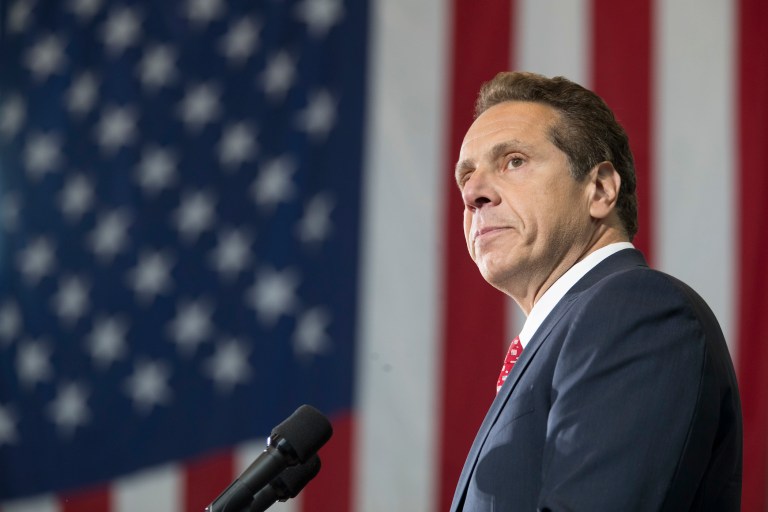Members of the New York legislature are starting to put pressure on the governor to abandon his plan. (AP Photo/Mary Altaffer)