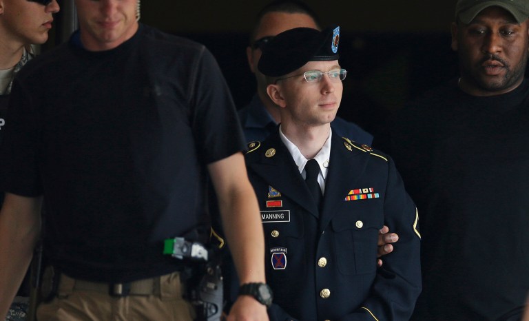 Chelsea Manning pulled off the largest leak of classified intelligence in U.S. history. Manning was charged in 2010 with leaking approximately 750,000 documents that included U.S. military intelligence from Iraq and Afghanistan and diplomatic communications to WikiLeaks. (AP Photo/Patrick Semansky, File)