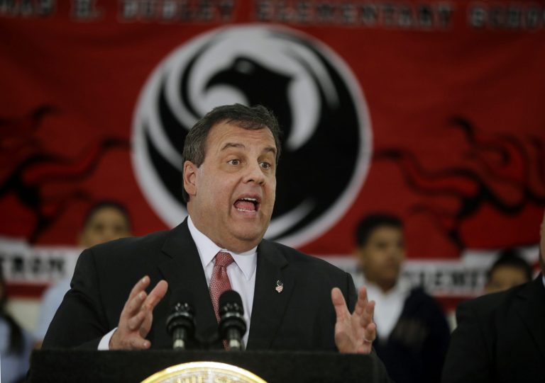 A new NBC/Wall Street Journal poll shows that Americans are split when asked to weigh in on New Jersey Gov. Chris Christie's assertions that he was telling the truth when he said he had nothing to do with the bridge scandal. (AP Photo)