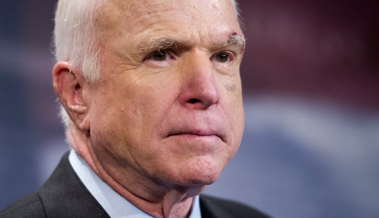 The Republican chairman of the Senate Armed Services Committee said the U.S. should be focused on working with China and building up its missile defenses in the wake of a report that an updated intelligence assessment found North Korea now has the capability to miniaturize a nuclear warhead. (AP Photo/Cliff Owen, file)