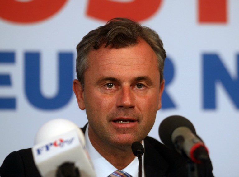 Norbert Hofer warned in an interview published Sunday that Austrians might seek a referendum of their own on leaving the EU if the European Parliament does not change course. (AP Photo)