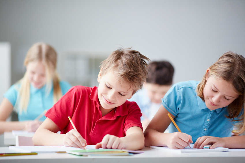 65 percent of children in households on federal aid programs