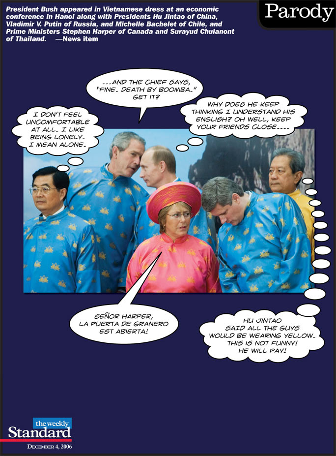 President Bush at the APEC summit.