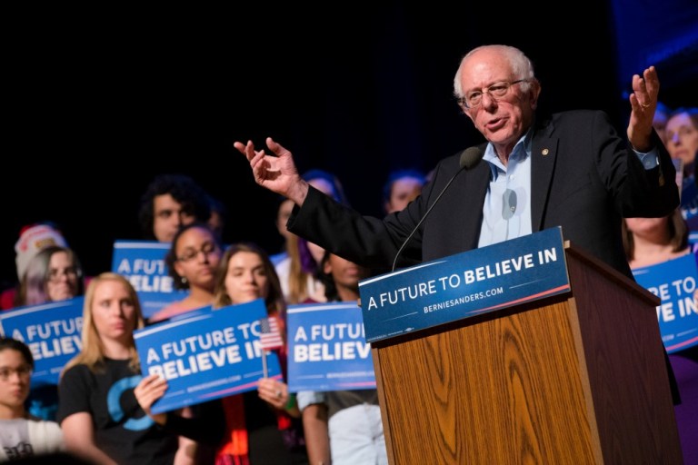 When Democrats got a chance to vote for their presidential nominee in the nation's first primary, they picked Bernie Sanders. (AP Photo)