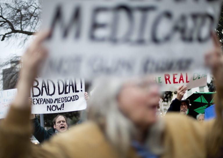 North Carolina Governor Patrick McCrory is punting a decision on whether to expand Medicaid in the state until after the Supreme Court rules this summer on a challenge to Obamacare. (AP Photo)