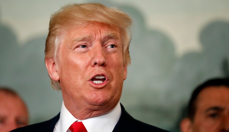 Journalists, commentators, and lawmakers have become less inhibited in recent weeks, plunging into public speculation over President Trump's mental health. (AP Photo/Alex Brandon)