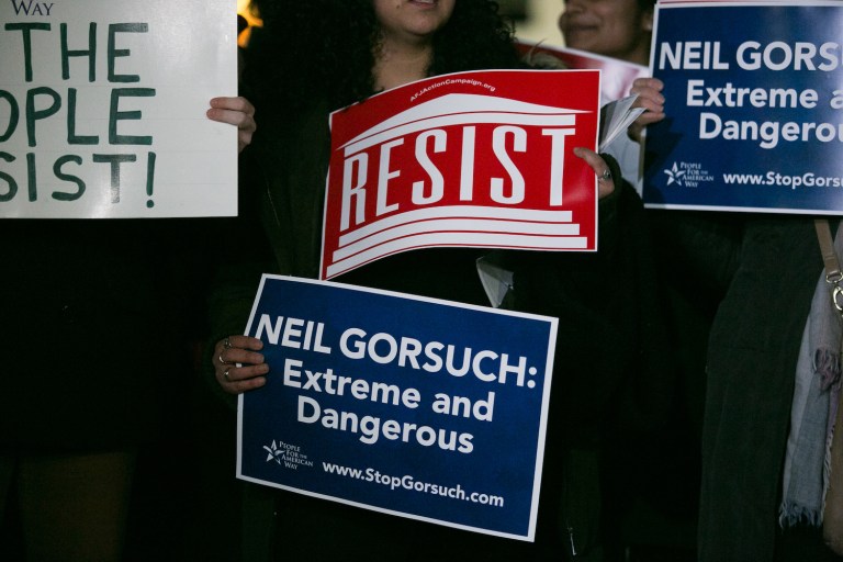 The #Resist crowd pretends now that its opposition is an extraordinary reaction to traits particular to Trump. (Graeme Jennings/Washington Examiner)