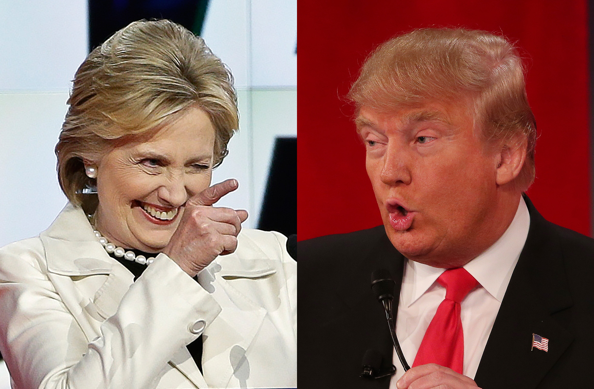 Clinton, Trump get ready for their close-up