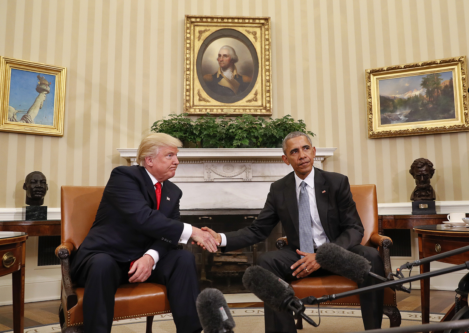 FULL REMARKS: Obama and Trump’s comments after their Oval Office meeting