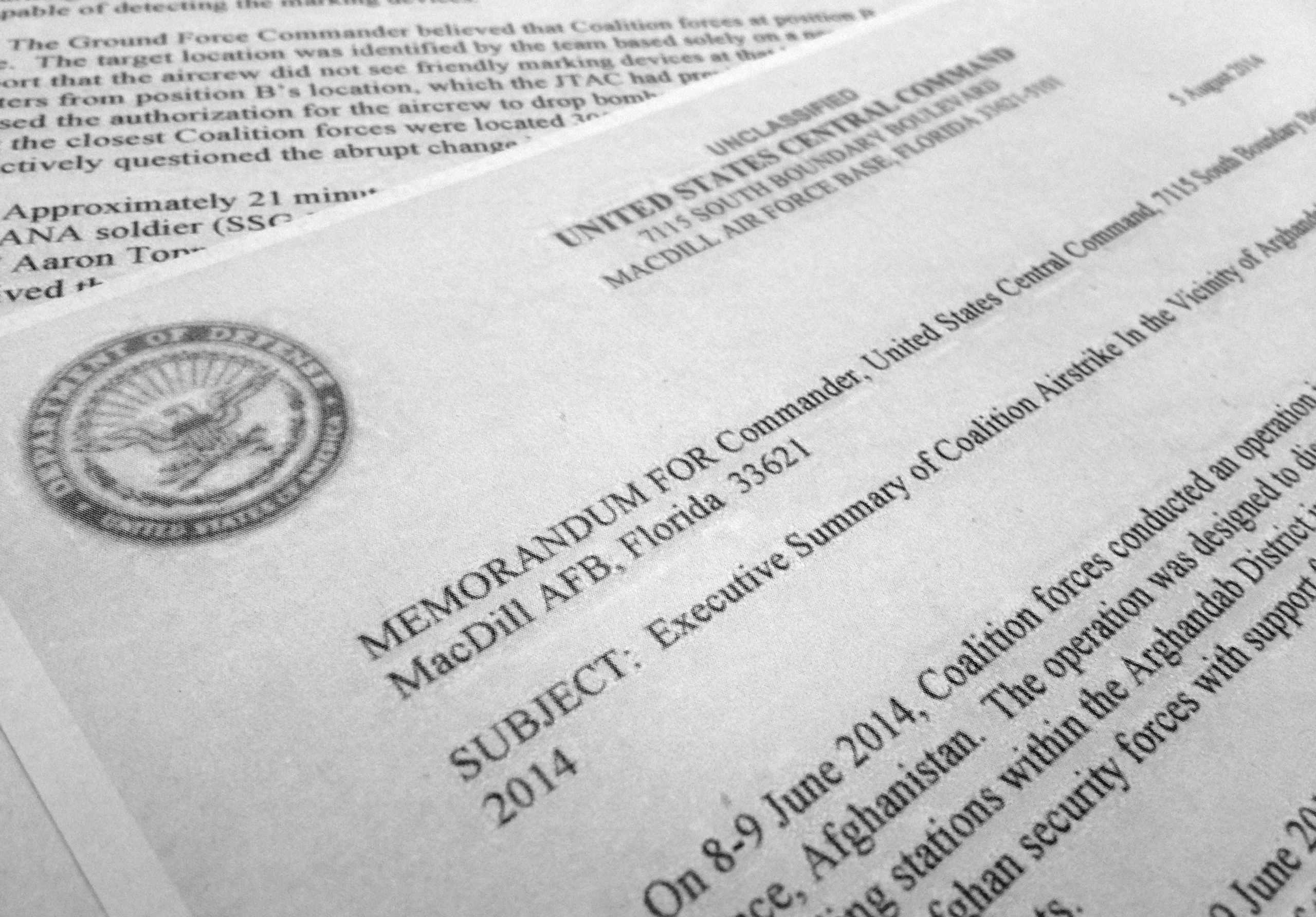 Miscommunication blamed for deadly US mistake