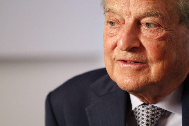 Philanthropist George Soros speaks during an interview with the Associated Press, Tuesday, Sept. 7, 2010, in New York. (AP Photo/Mary Altaffer)