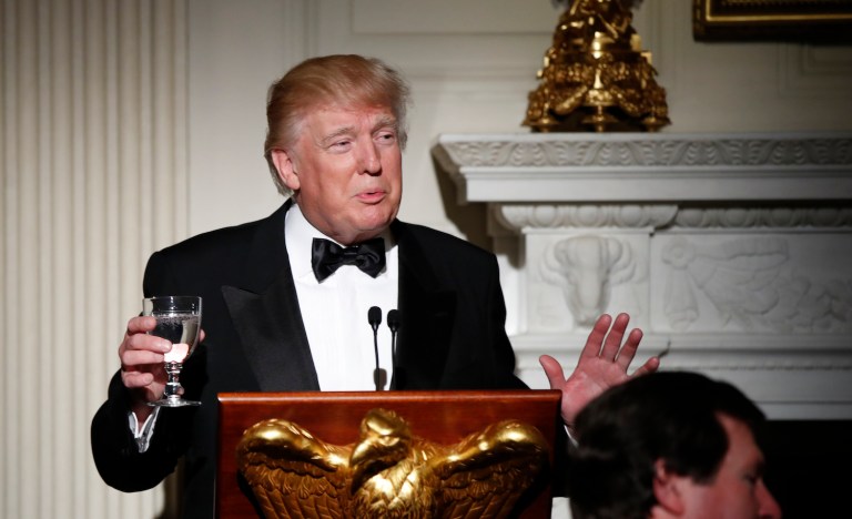 Trump's most strident supporters will no doubt call the polls fake, but the fact is, Trump's numbers are low. (AP Photo/Manuel Balce Ceneta)