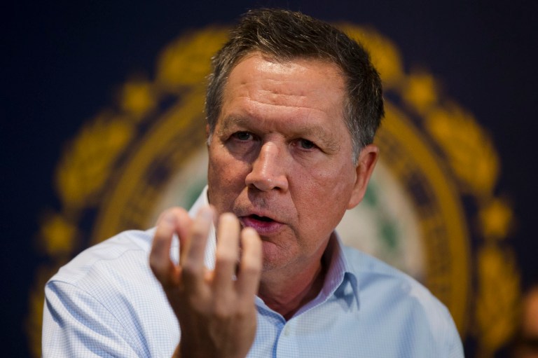 Republican presidential candidate, Ohio Gov. John Kasich said he was 