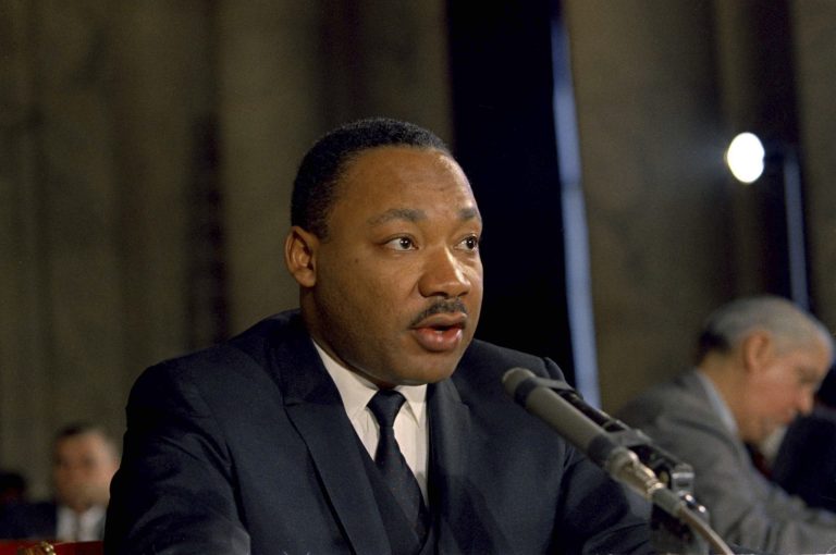 Civil rights icon Martin Luther King Jr. will be depicted on the back of the updated $5 bill. (AP Photo)