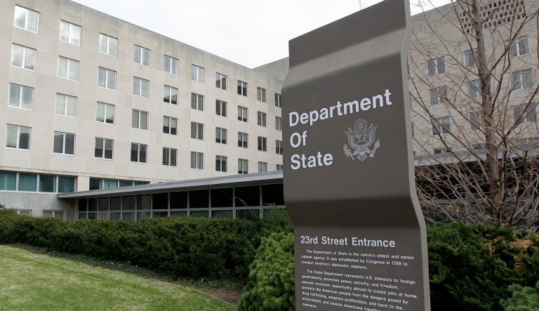 The State Department on Tuesday found itself embroiled in a middle school fight that saw a 12-year-old girl stab a 13-year-old boy. (AP Photo/Luis M. Alvarez, File)