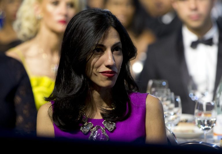 Huma AbedinÂ is the only aide known to have an email account on Clinton's personal network. (AP Photo/Carolyn Kaster)