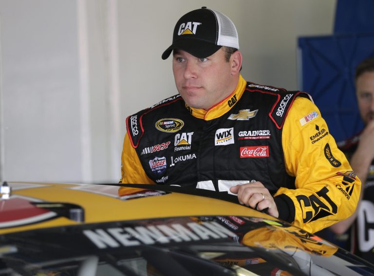 Ryan Newman endorsed Donald Trump, as did other drivers and the CEO of NASCAR. (AP Photo/Chuck Burton)