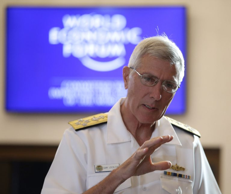 Samuel Locklear was questionable and may have been dropped from the list because of his involvement in the Fat Leonard Navy scandal. (AP Photo)