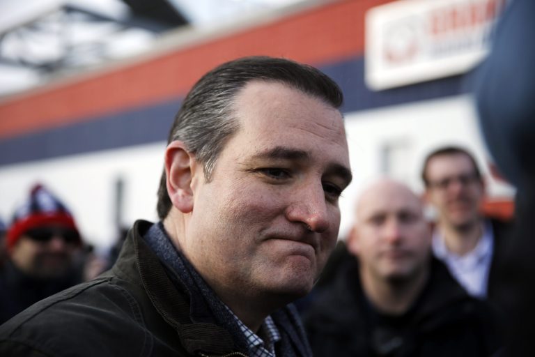 Cruz said the Pentagon's assessment of climate change as a threat was due to it being overly politicized. (AP Photo/Matt Rourke)