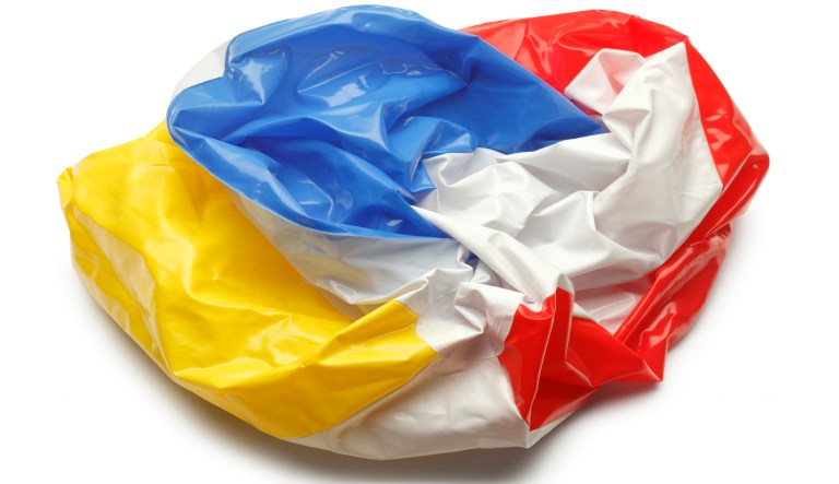 Young Americans for Liberty students were recruiting new members for their club when someone stabbed the giant beach ball they were using for a free speech exercise. (iStock photo)