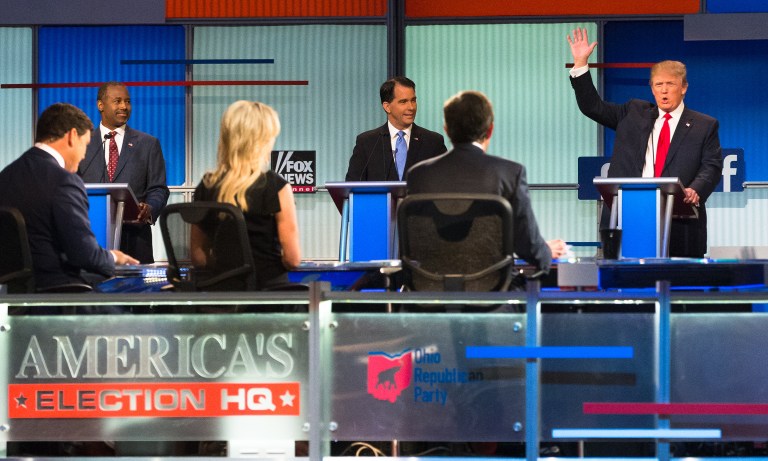 Trump's ongoing feud with Fox and its top anchor, Megyn Kelly, dates back to August. (AP Photo/John Minchillo)