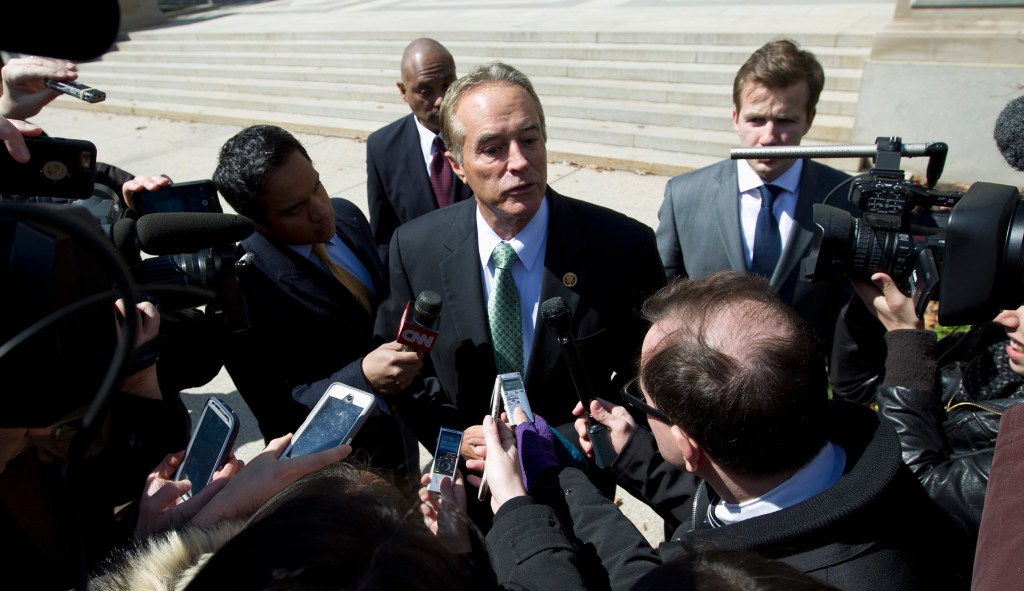 Indicted Republican lawmaker Chris Collins resumes re-election campaign