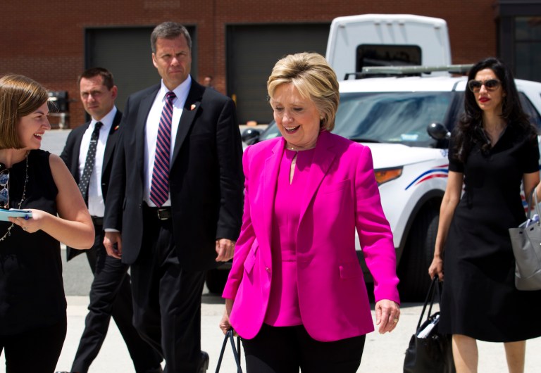 Clinton pushed them harder to do a better job. ( AP Photo/Jose Luis Magana)