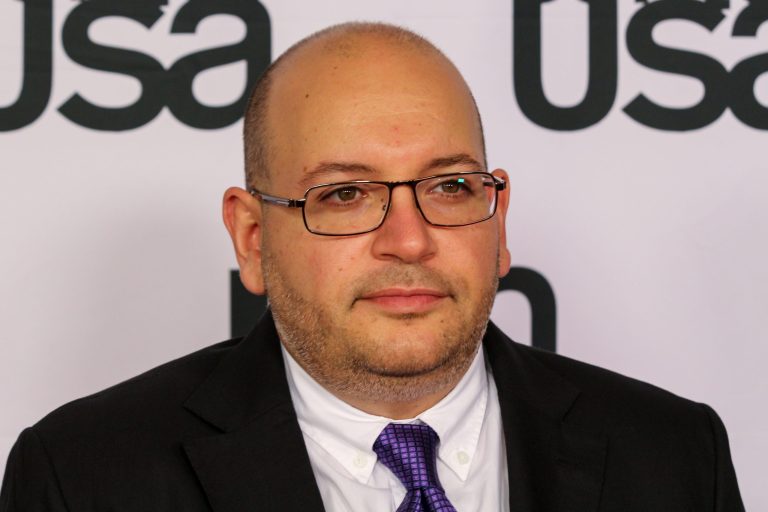 Washington Post reporter Jason Rezaian was arrested with his wife in July 2014 on charges of running a spy ring on behalf of the United States government. (AP Photo)