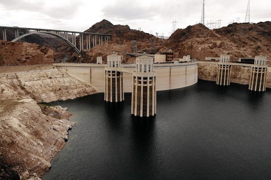 Water levels have been dropping at Nevada's Hoover Dam. AP Photo