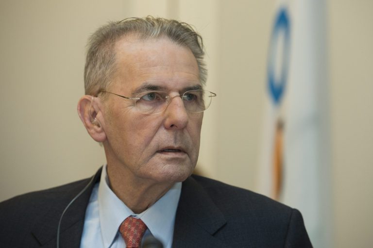   President of the International Olympic Committee, IOC, Jacques Rogge from Belgium waits for the opening of the IOC executive board meeting, in Lausanne, Switzerland, Tuesday, Dec. 4, 2012. (AP Photo/Keystone, Jean-Christophe Bott)  