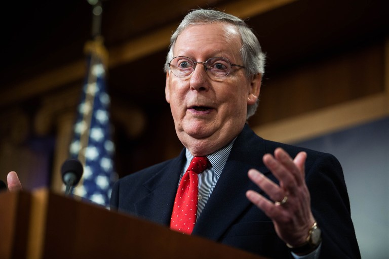 Senate Majority Leader Mitch McConnell said Rex Tillerson 