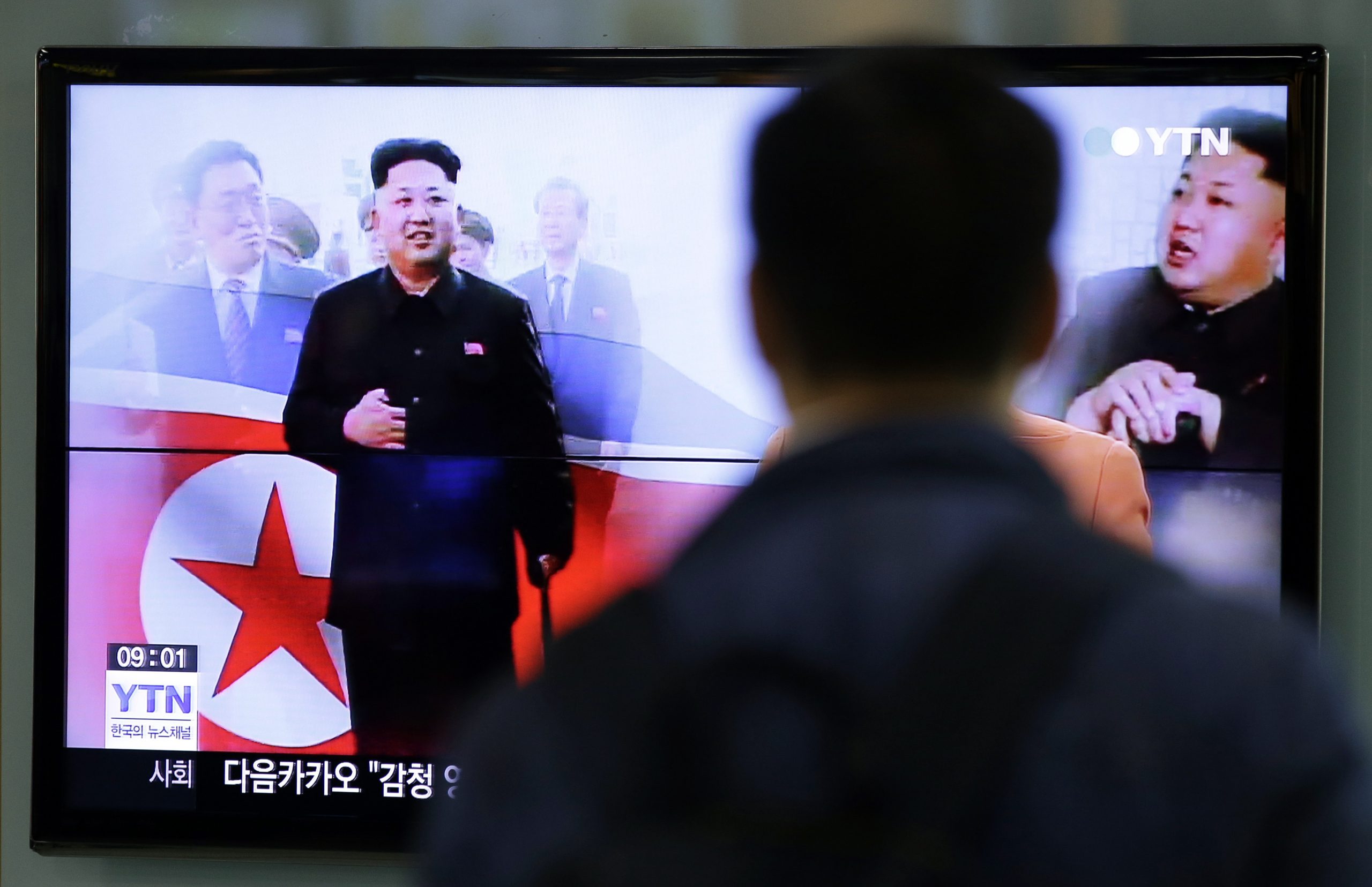 North Korean leader reappears in public with cane