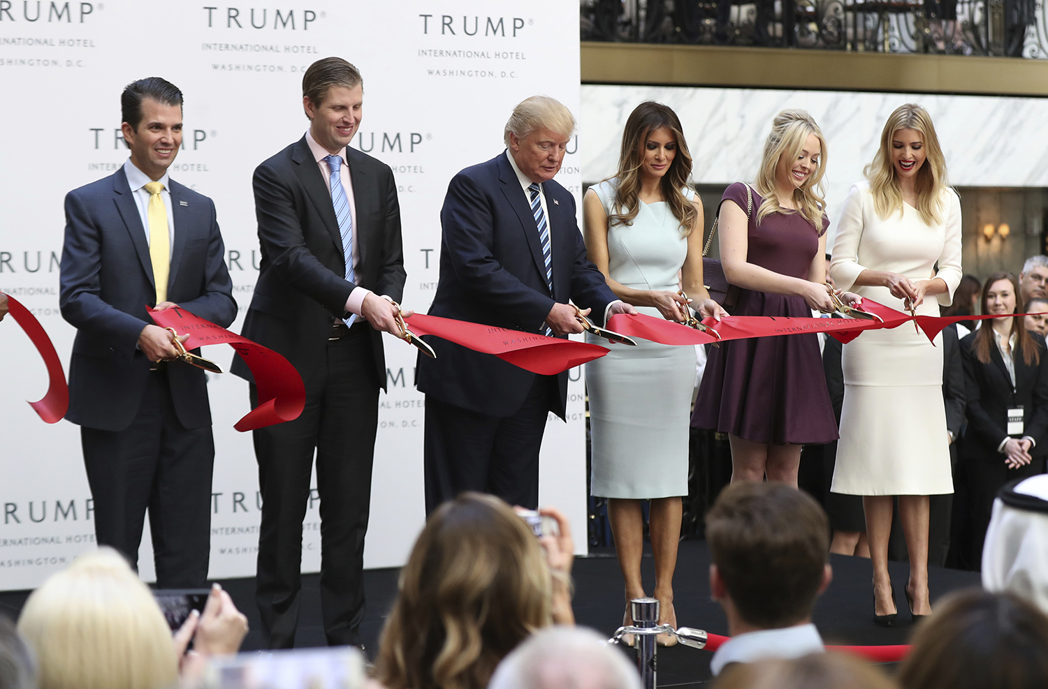 Trump asks Americans ‘to join me in dreaming big’ at grand opening of D.C. hotel