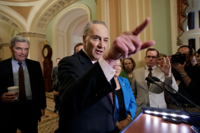 Chuck Schumer suddenly cares about reforming law enforcement