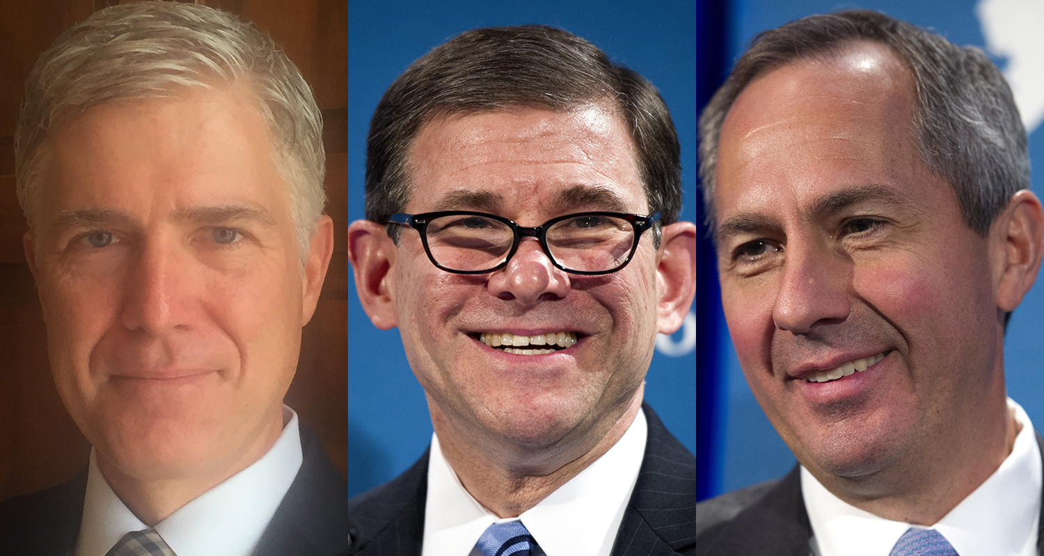 The three men competing in Trump’s Supreme Court sweepstakes