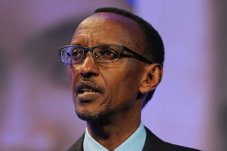 FILE - In this Wednesday, July 11, 2012 file photo, Rwanda's President Paul Kagame speaks during the London Summit on Family Planning organized by the UK Government and the Bill & Melinda Gates Foundation with the United Nations Population Fund, UNFPA, in central London. Critics of Rwanda's government say the killing in South Africa in early Jan. 2014 of prominent Rwandan dissident Patrick Karegeya is another sign of an increasingly violent power struggle among the country's Tutsi elite who have held power since 1994. (AP Photo/Carl Court, File, Pool)