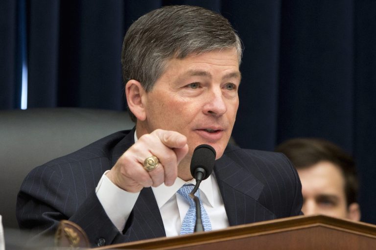 House Financial Services Committee Chairman Jeb Hensarling rejected Maxine Waters’ protest that the bill violated the terms of the nuclear deal and he mocked the idea that the Iranians would claim that. (AP Photo)