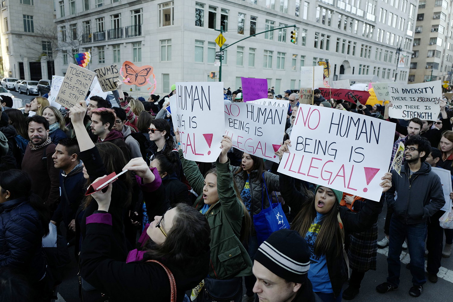 New York teachers let students cut class for anti-Trump protests