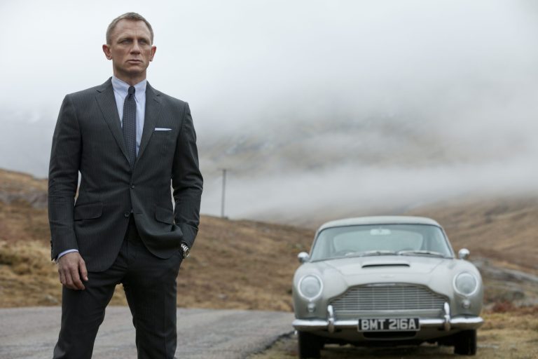This film image released by Columbia Pictures shows Daniel Craig as James Bond in the action adventure film, "Skyfall."