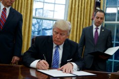 Trump begins withdrawing US from Trans-Pacific Partnership