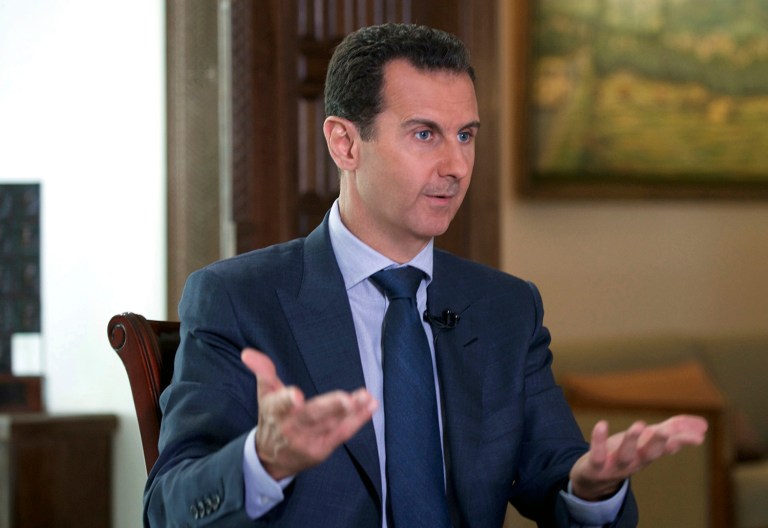 Syrian President Bashar Assad denied using chemical weapons on his own people last week and called reports of an attack a 