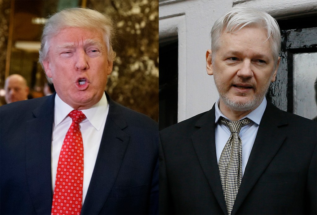 Trump: ‘I don’t know anything’ about Julian Assange