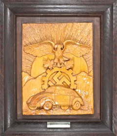 Auction: Rare artifact shows VW Beetle as emblem of Nazis