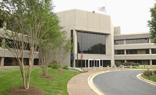 The headquarters of Lockheed Martin is shown, Friday, June 25, 2004, in Bethesda, Md. Bethesda-based Lockheed Martin, the nation's largest defense contractor and one of the Washington area's largest employers, employs about 5,200 workers in Montgomery County alone, according to spokesman Chris Williams. (AP Photo/Leslie E. Kossoff)
